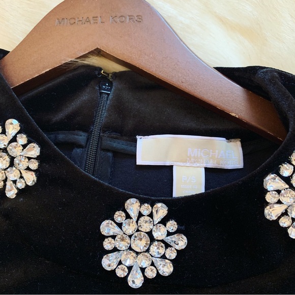 Michael Kors Velvet Snowflake Dress - Picture 3 of 8